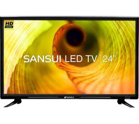 Sansui JSY24NSHD Prime Series 60 cm 24 inch HD Ready LED TV with Black  2021 Model | With 20W Speaker image